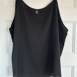 SHEIN Black V-Neck Camisole Tank Top